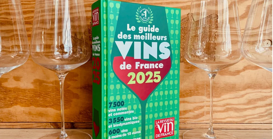 Les notes de nos vins dans le Guide vert 2025 de la Revue du Vin de France !