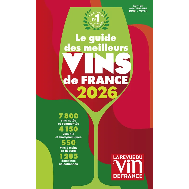 Les notes de nos vins dans le Guide vert 2026 de la Revue du Vin de France !